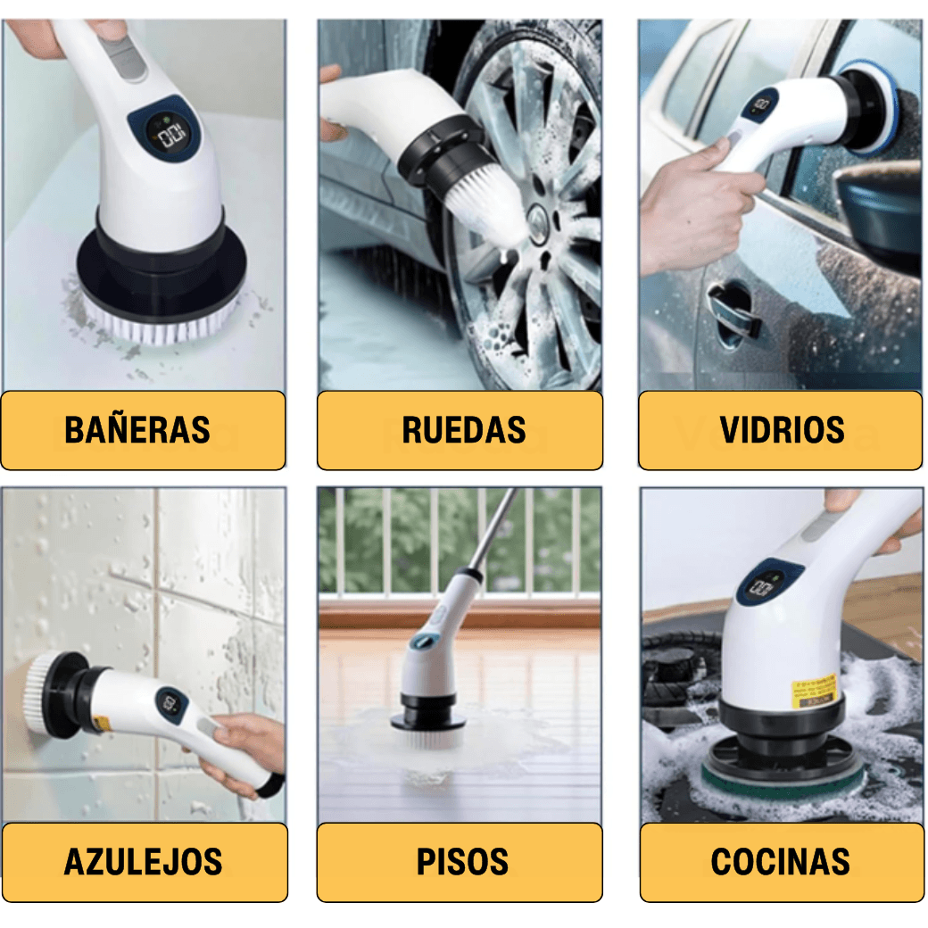 Cepillo Limpiador Eléctrico 7 en 1