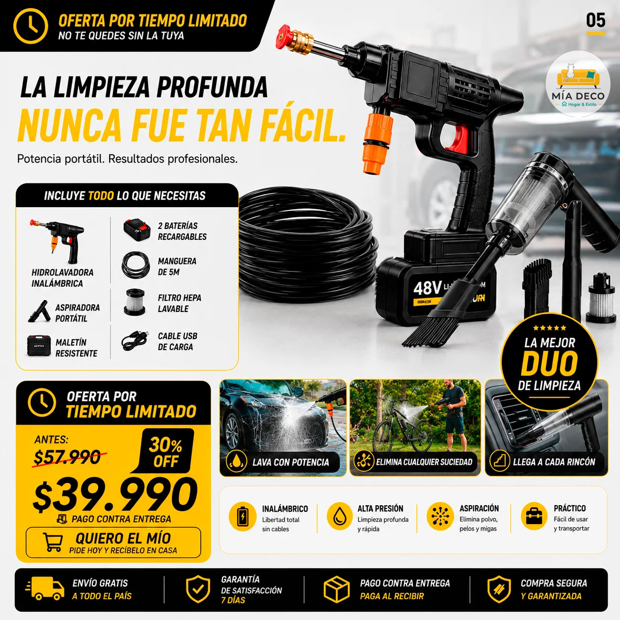 PowerClean Duo | Pack 2 en 1