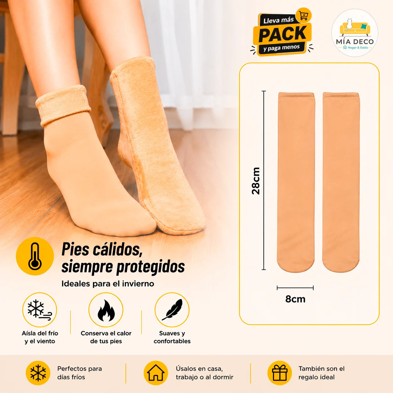 Pack 3 Calcetines Térmico de Invierno