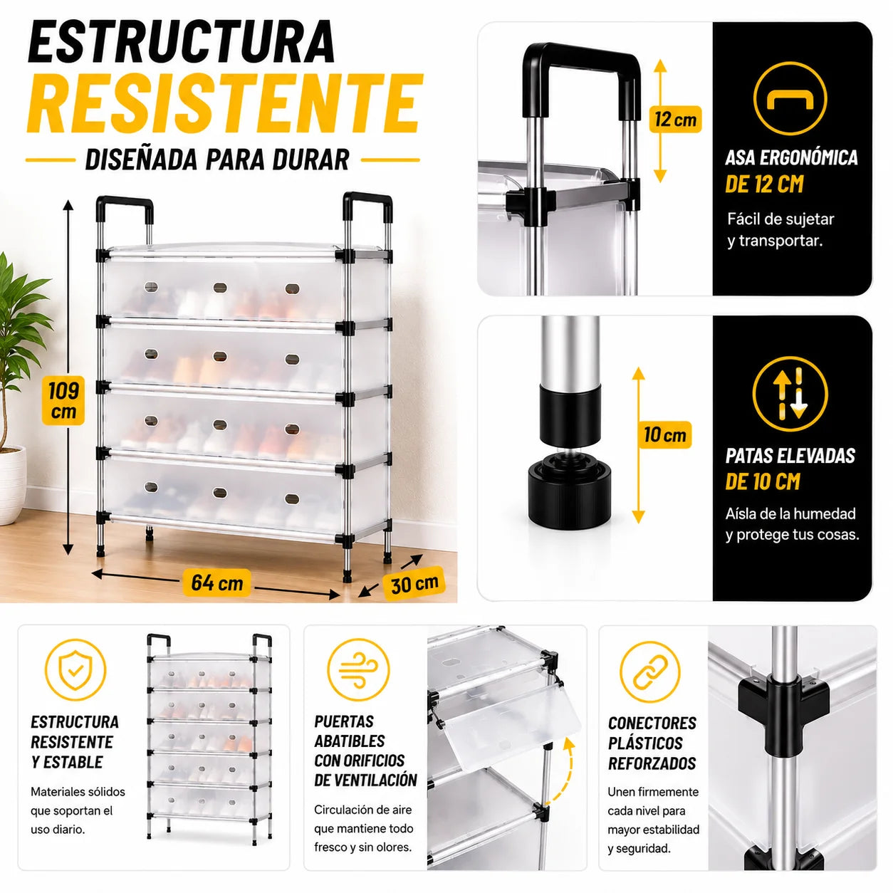 Zapateras 6 Niveles OrdenStep