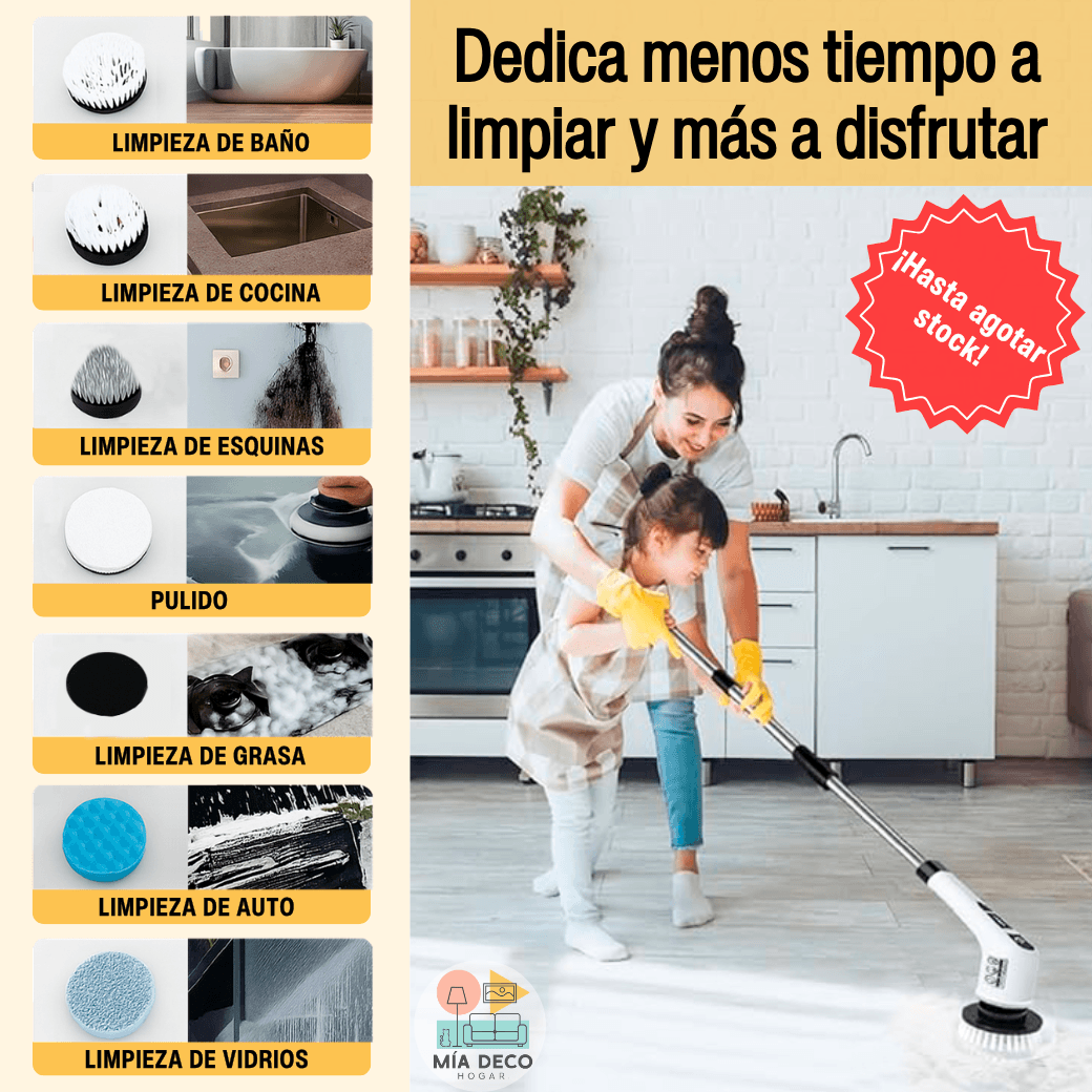 Cepillo Limpiador Eléctrico 7 en 1