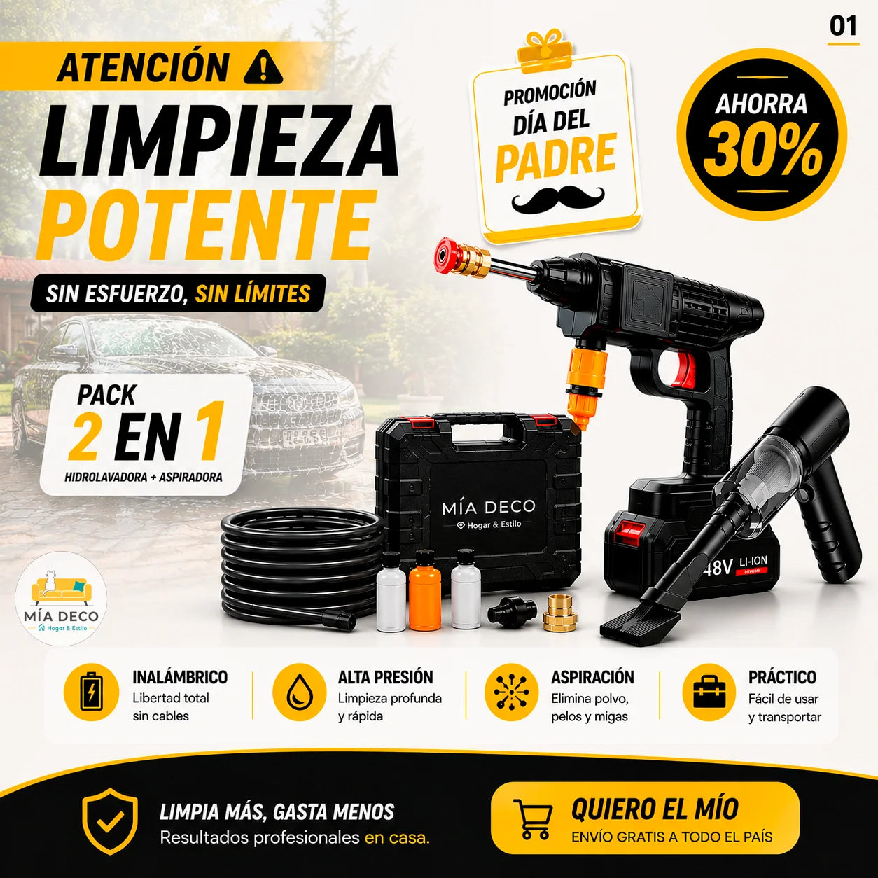 PowerClean Duo | Pack 2 en 1