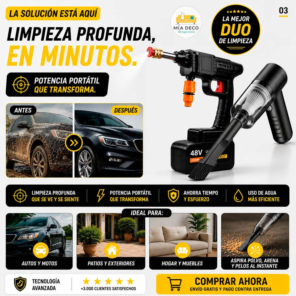PowerClean Duo | Pack 2 en 1