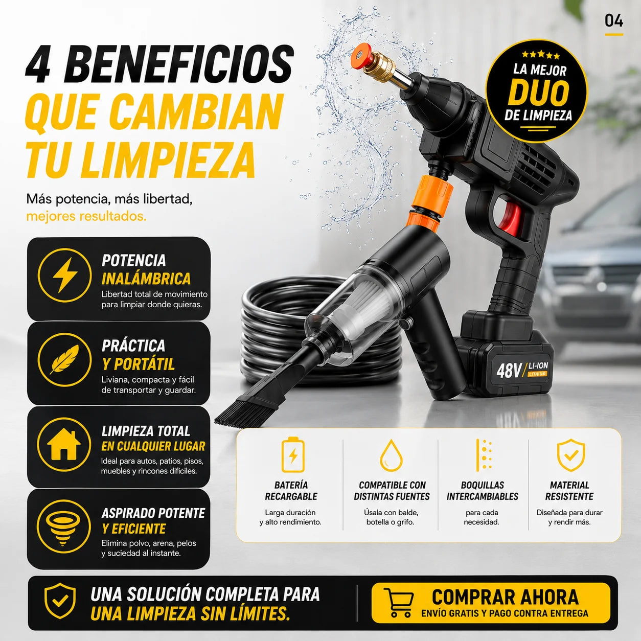 PowerClean Duo | Pack 2 en 1