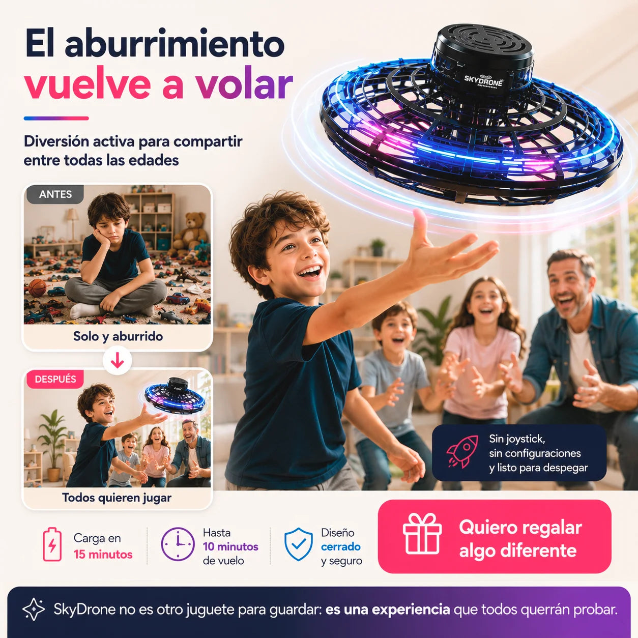 SkyDrone | Diversión que despega