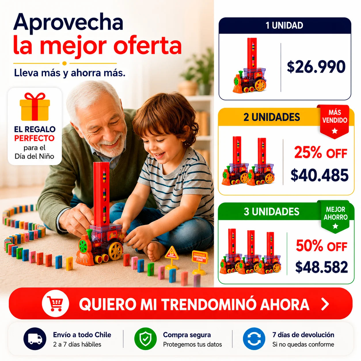 TrenDomino |  Diversión real