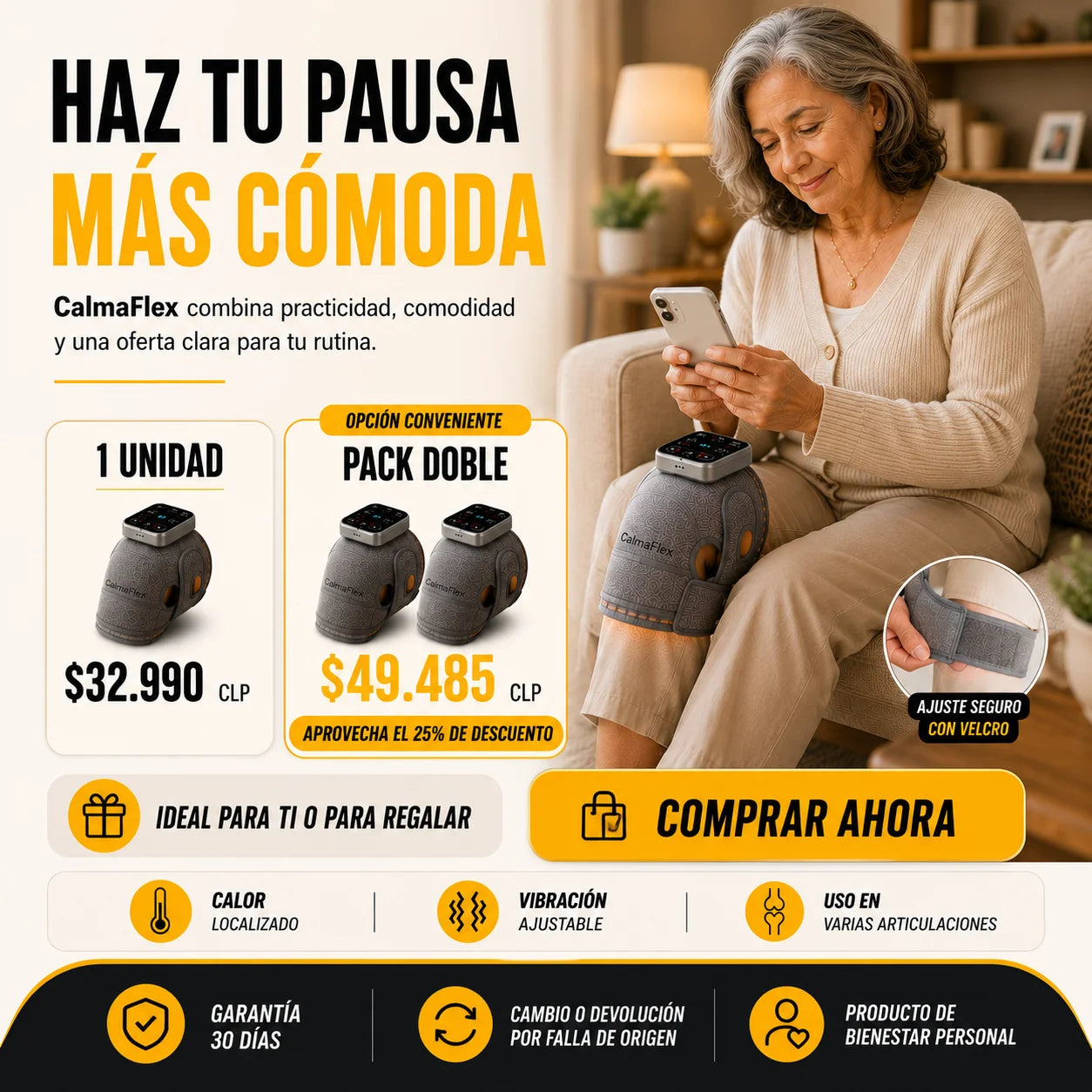 CalmaFlex | Rodillas sin dolor