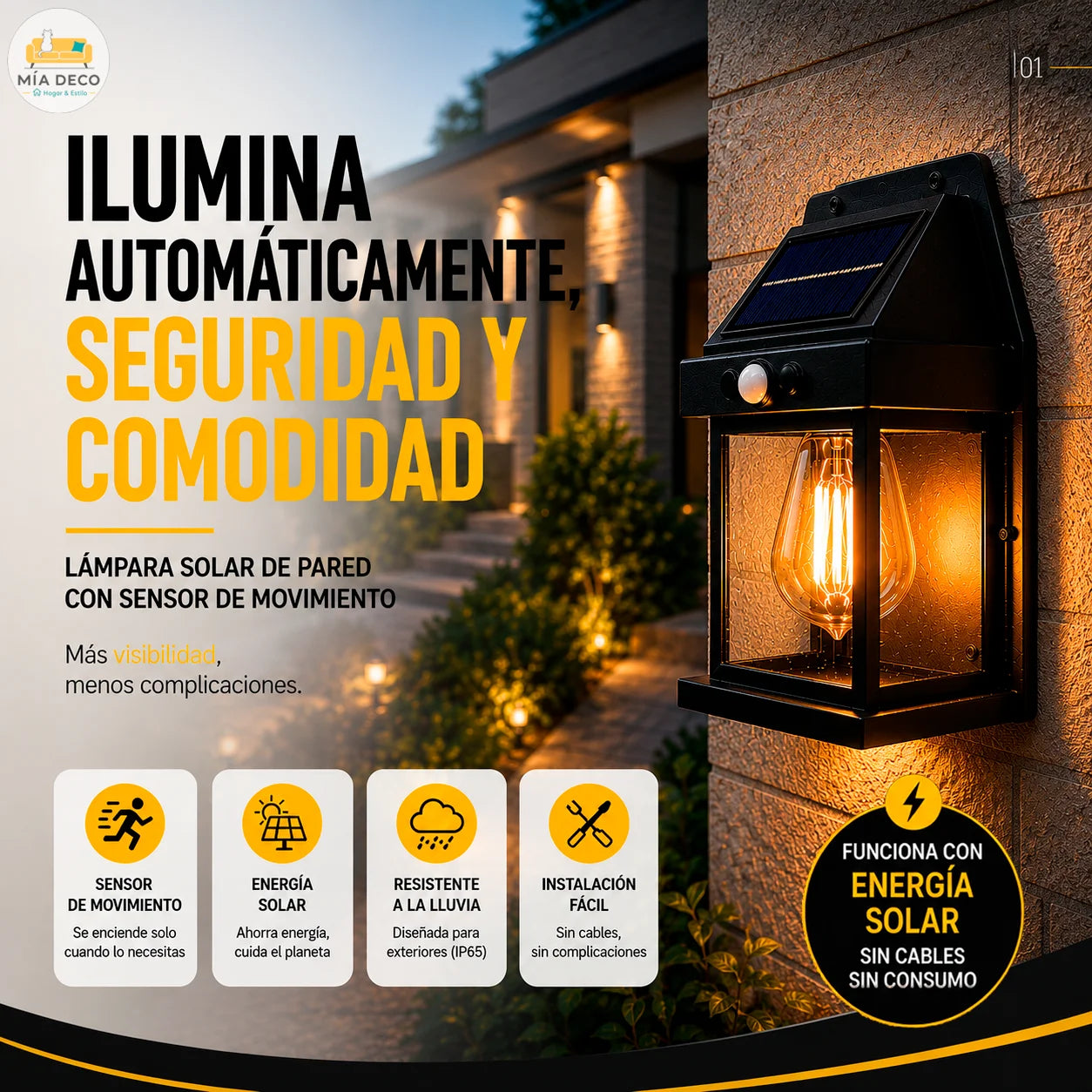 EcoLuz Sensor | Ilumina tu exterior