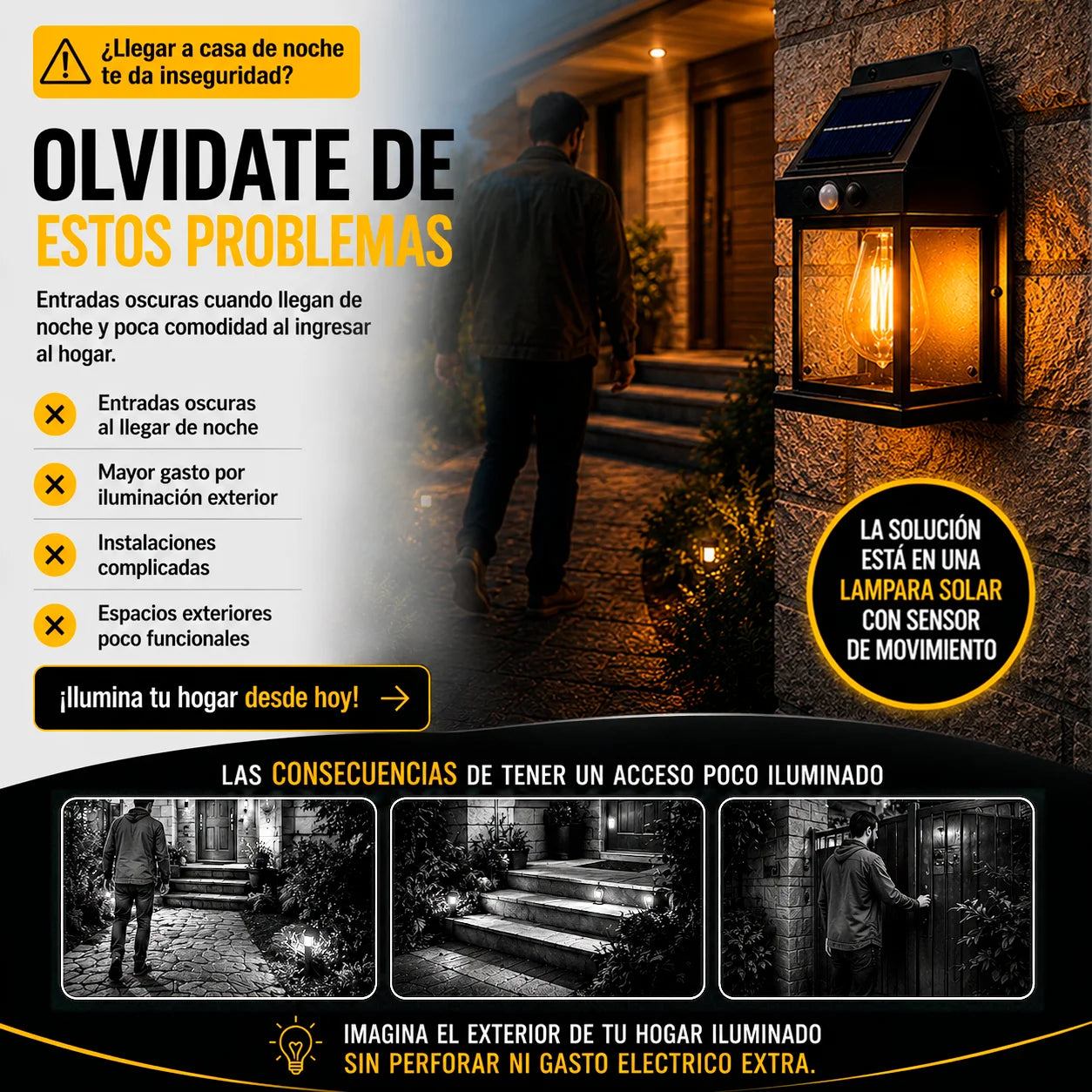 EcoLuz Sensor | Ilumina tu exterior