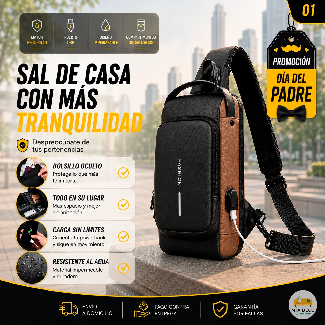 UrbanSafe | Bolso Antirrobo