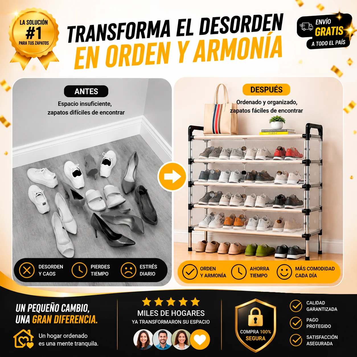 Zapateras 6 Niveles OrdenStep