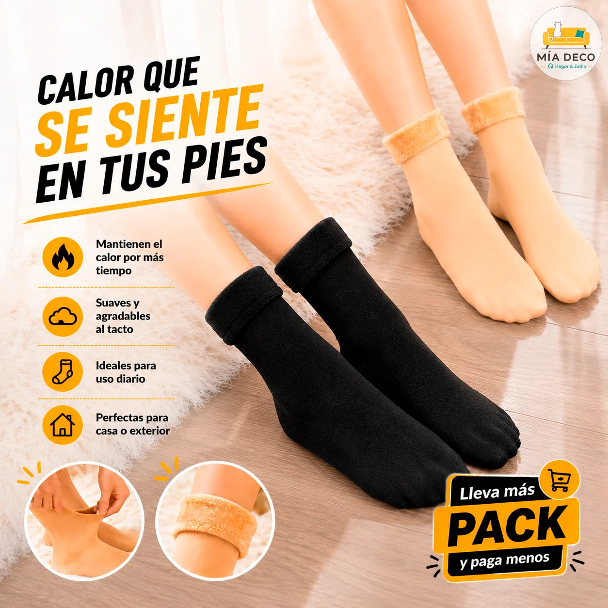 Pack 3 Calcetines Térmico de Invierno