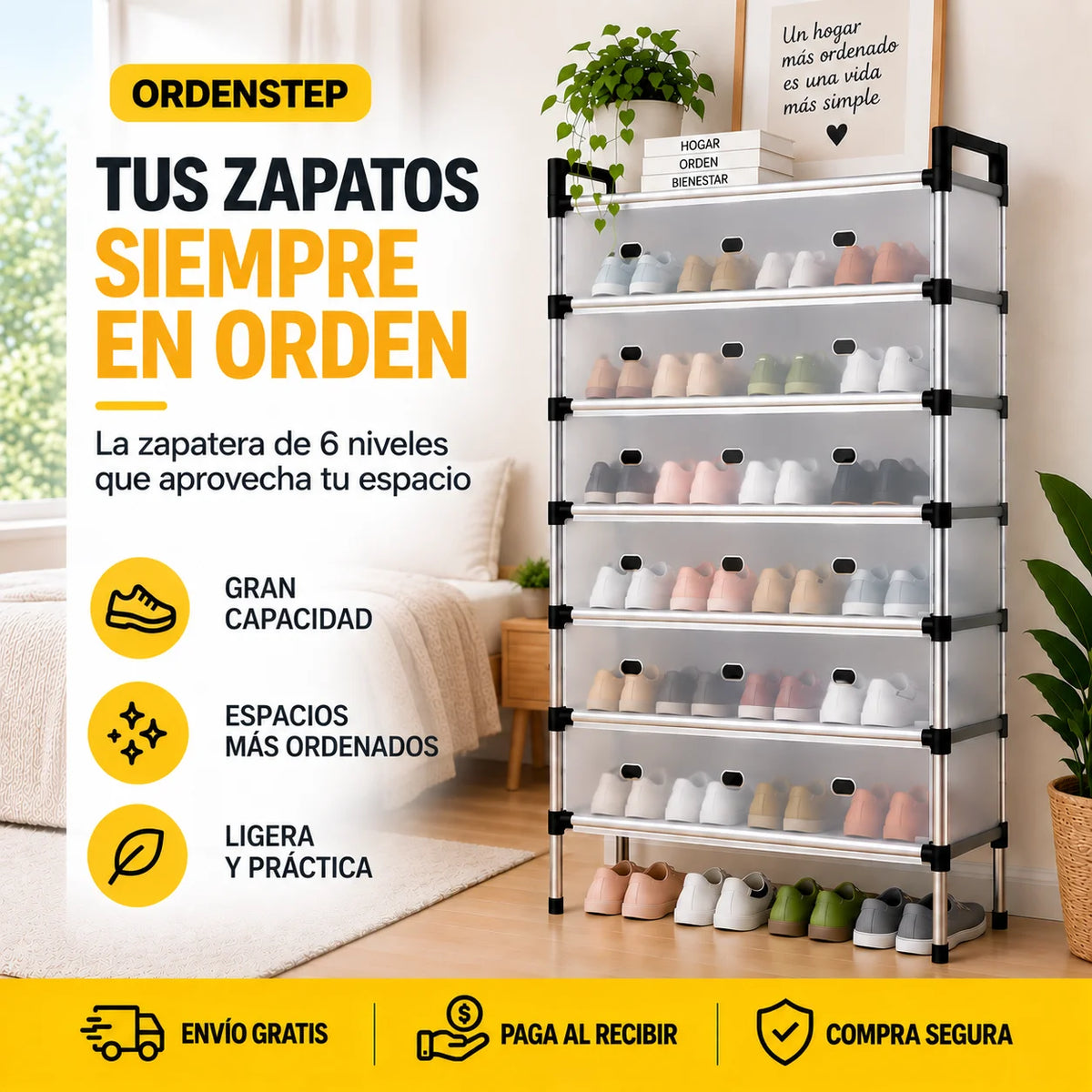 OrdenStep | Zapateras 6 Niveles