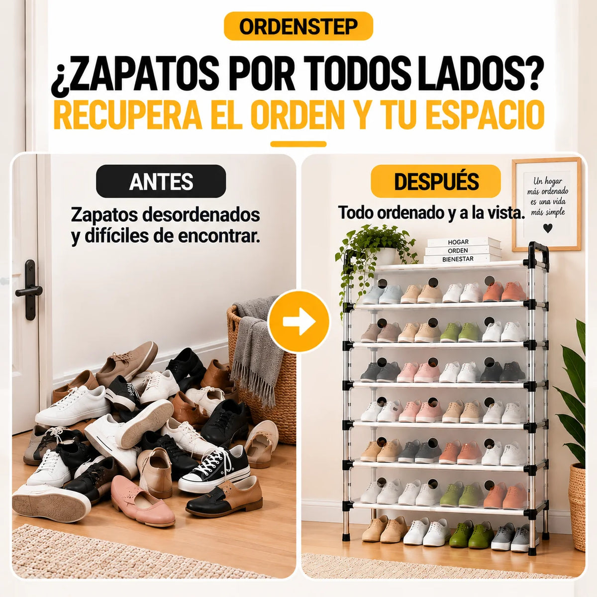 OrdenStep | Zapateras 6 Niveles