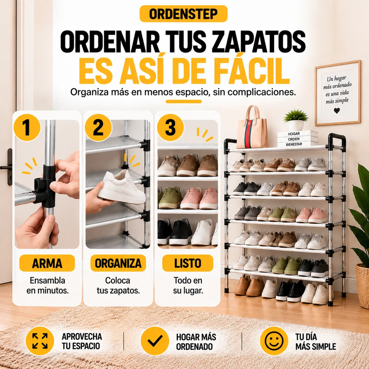 OrdenStep | Zapateras 6 Niveles