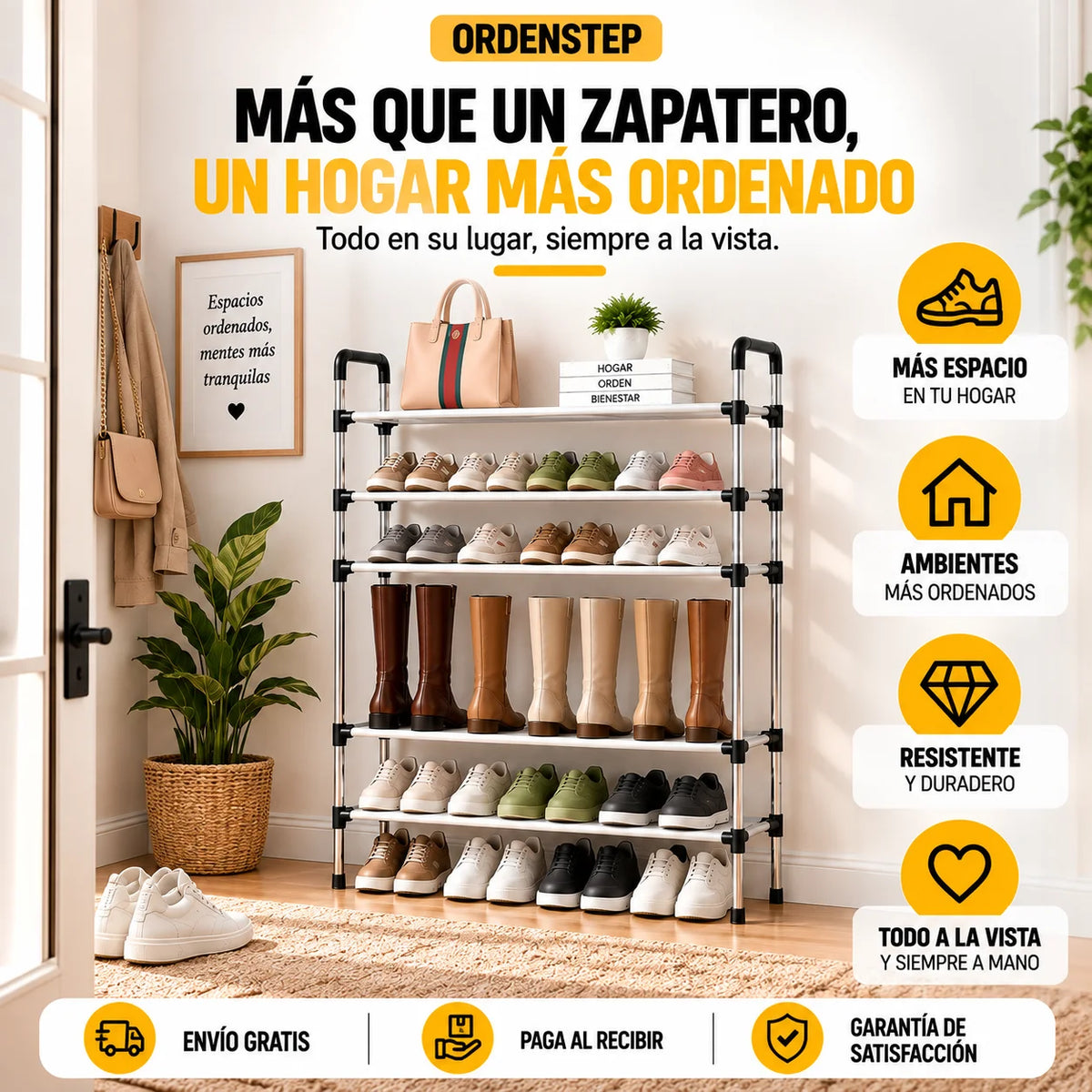 OrdenStep | Zapateras 6 Niveles