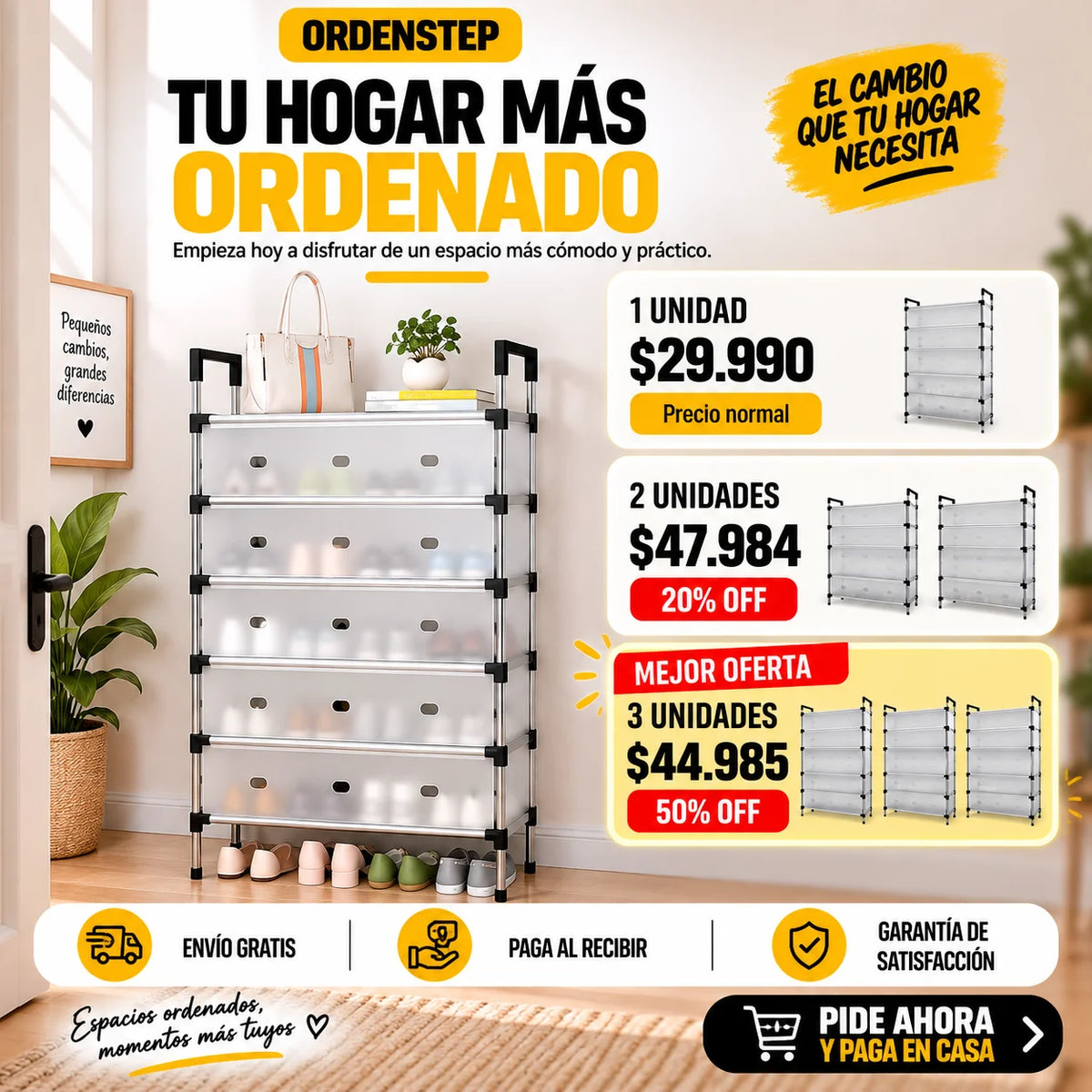 OrdenStep | Zapateras 6 Niveles