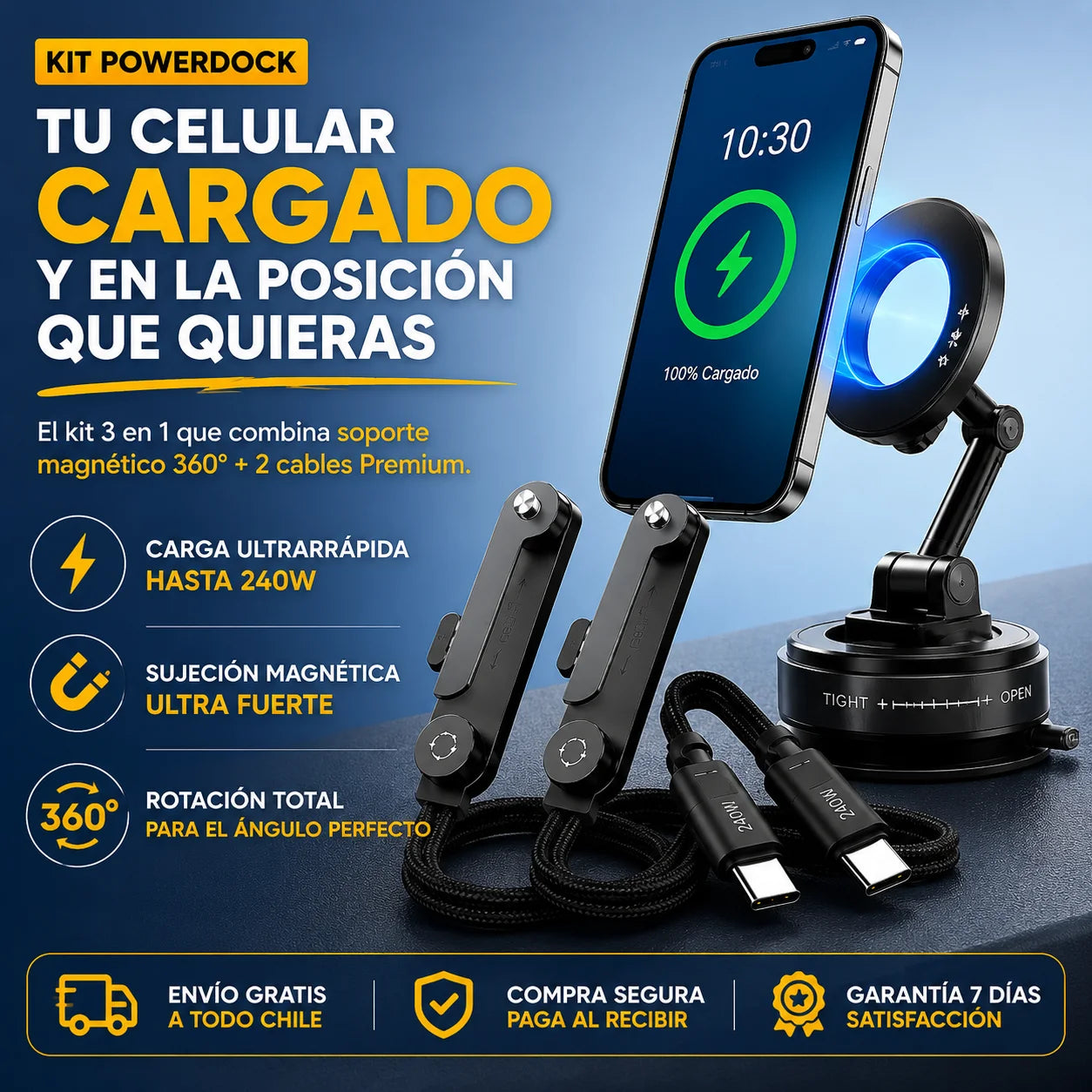 PowerDock | Carga Rápida Firme