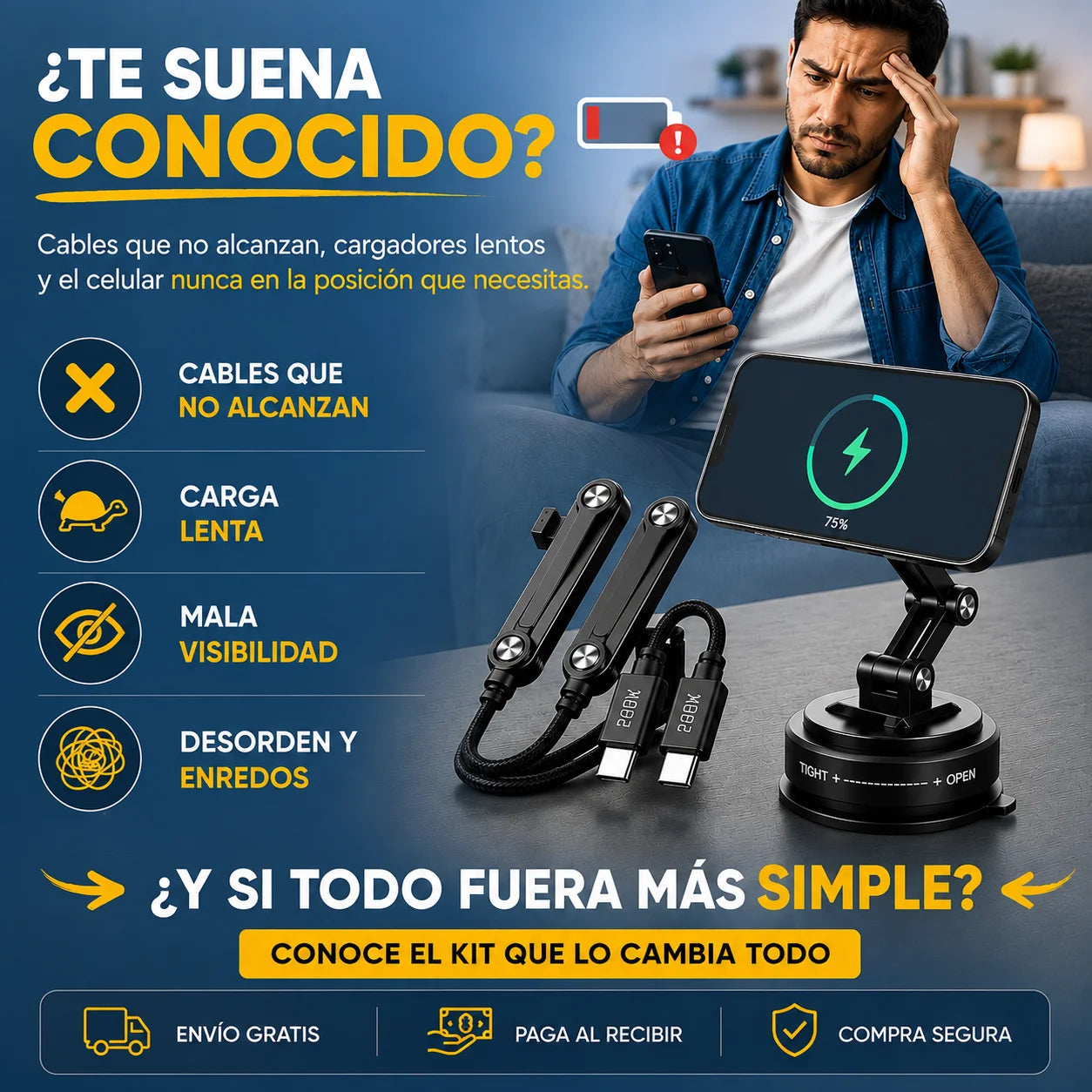 PowerDock | Carga Rápida Firme