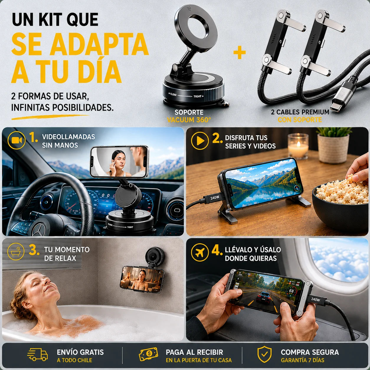 PowerDock | Carga Rápida Firme