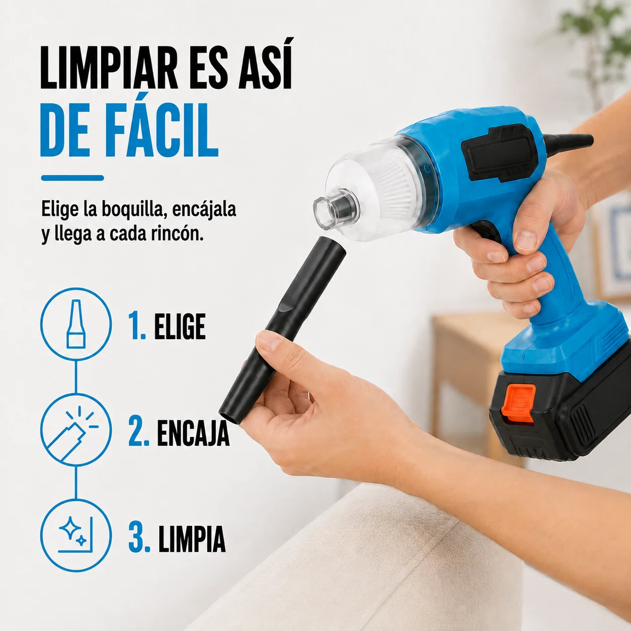 PowerSuck | Limpieza en cualquier parte