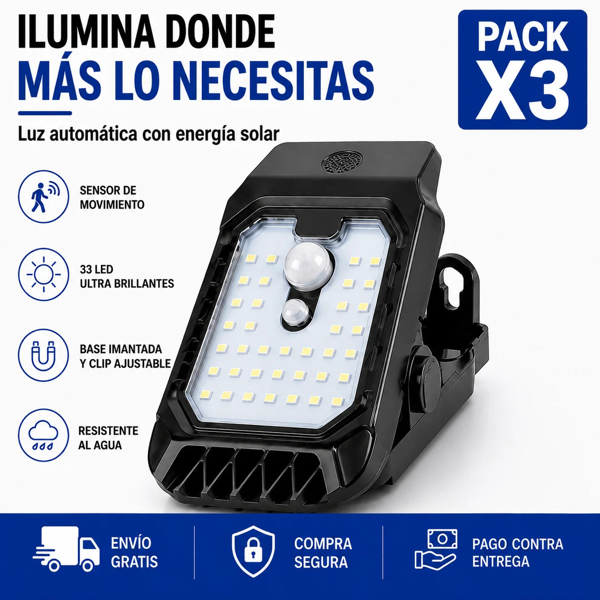 SolarClip | Ilumina tu hogar sin cables